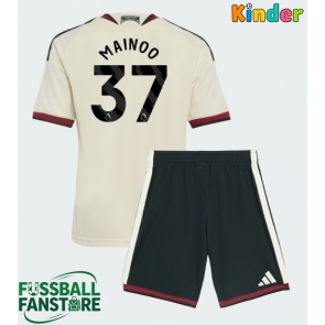 Manchester United Kobbie Mainoo #37 Replik 3rd trikot Kinder 2026-27 Kurzarm (+ Kurze Hosen)